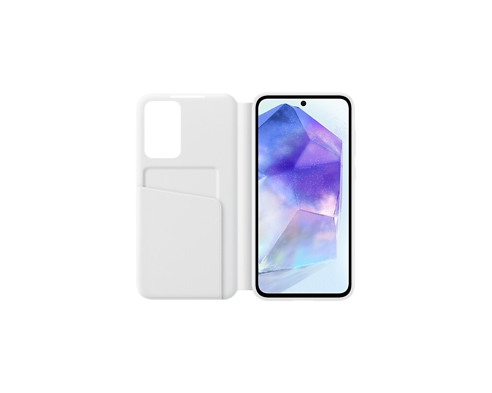 Калъф Samsung A55 Smart View Wallet Case White 3