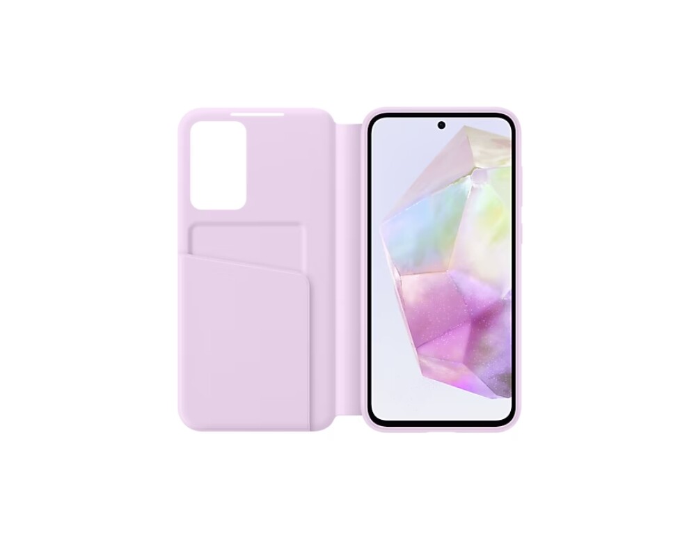 Калъф Samsung A35 Smart View Wallet Case Lavender 3