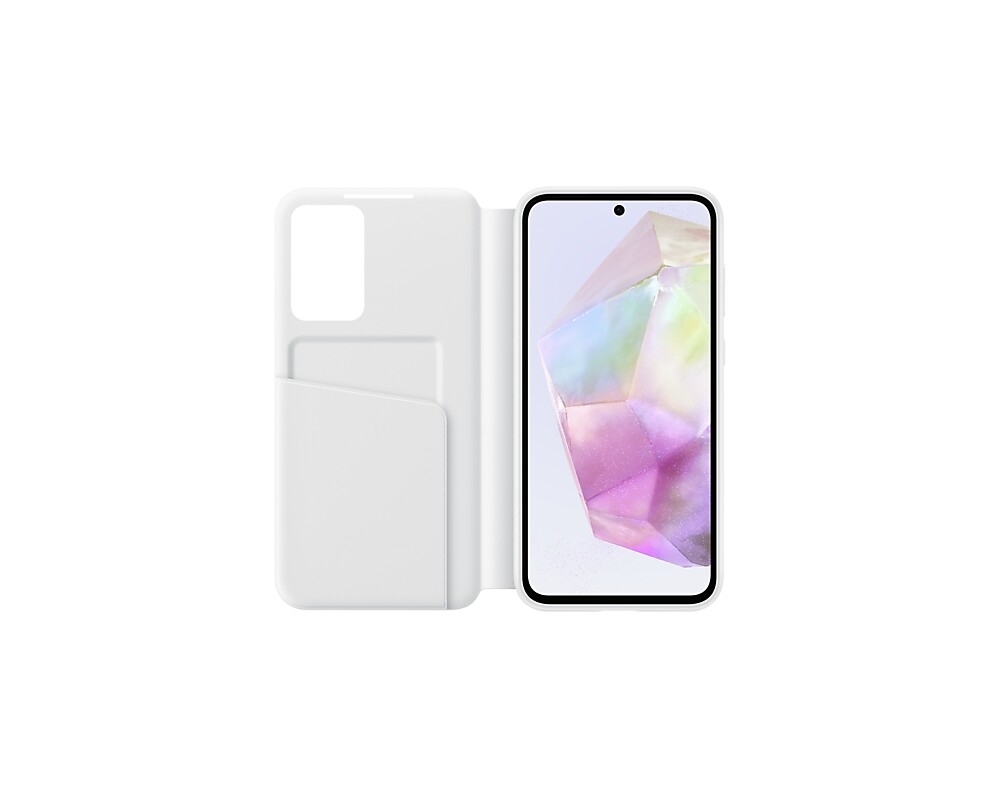 Калъф Samsung A35 Smart View Wallet Case White 3