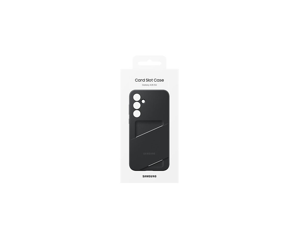 Калъф Samsung A35 Card Slot Case Black 6