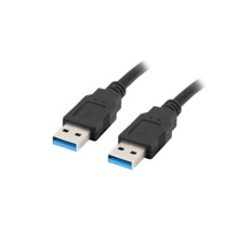  Lanberg USB-A (M) -> USB-A (M) 3.0 cable 1.8m 706391 CA-USBA-30CU-0018-BK на топ цена - PIC.bg