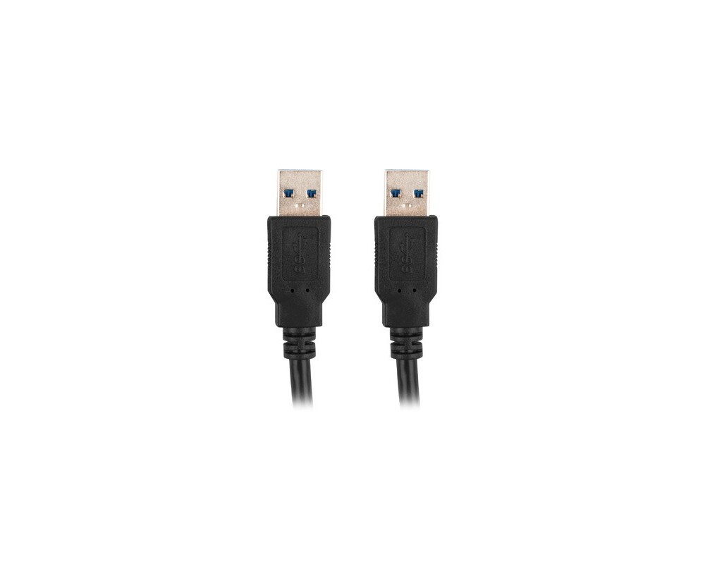 Кабел Lanberg USB-A (M) -> USB-A (M) 3.0 cable 0.5m 2