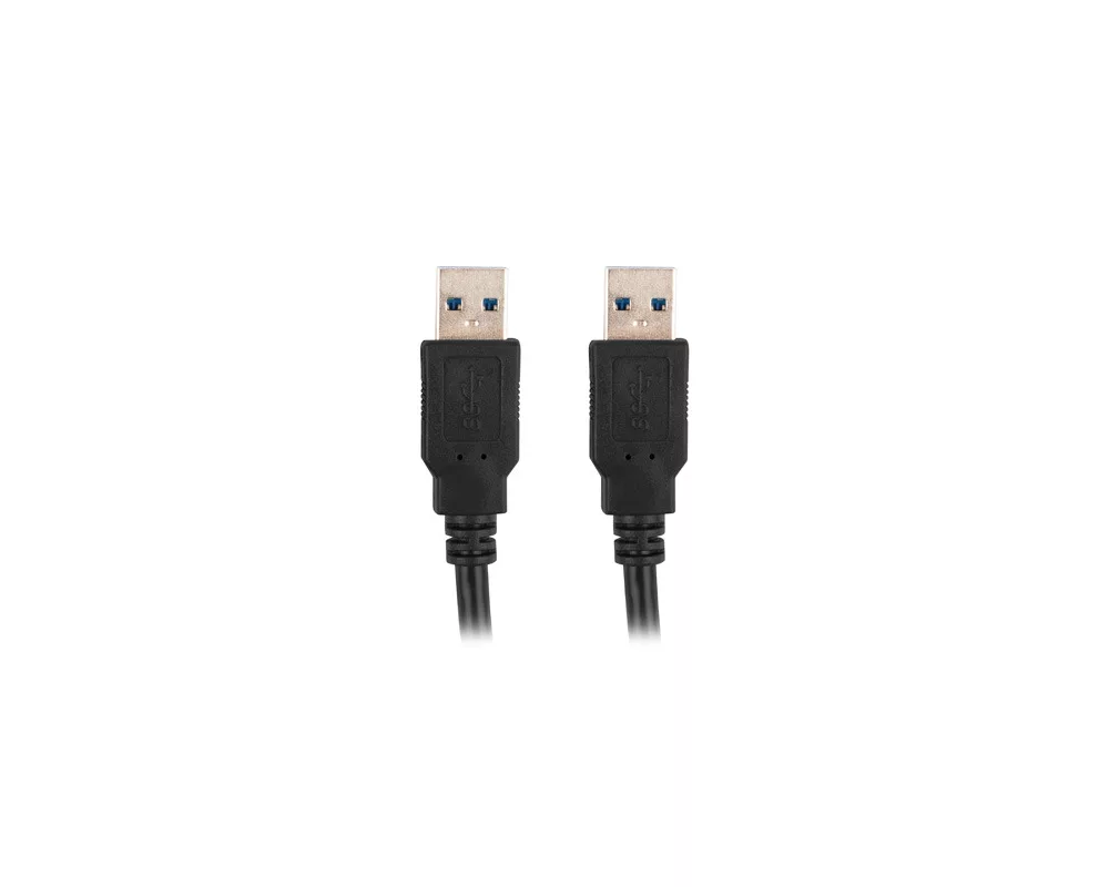 Кабел Lanberg USB-A (M) -> USB-A (M) 3.0 cable 0.5m 2