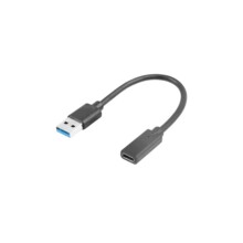  Lanberg USB-C (F) -> USB-A(M) cable 0.15 m 706396 AD-UC-UA-03 на топ цена - PIC.bg