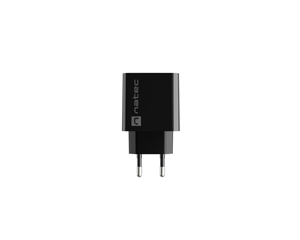 Зарядно Natec USB Charger Ribera 1X USB-A + 1X USB-C 20W 4