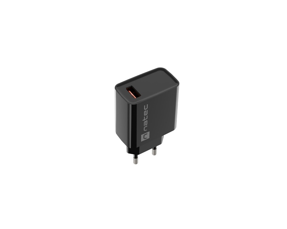Зарядно Natec USB Charger Ribera 1X USB-A 18W 5