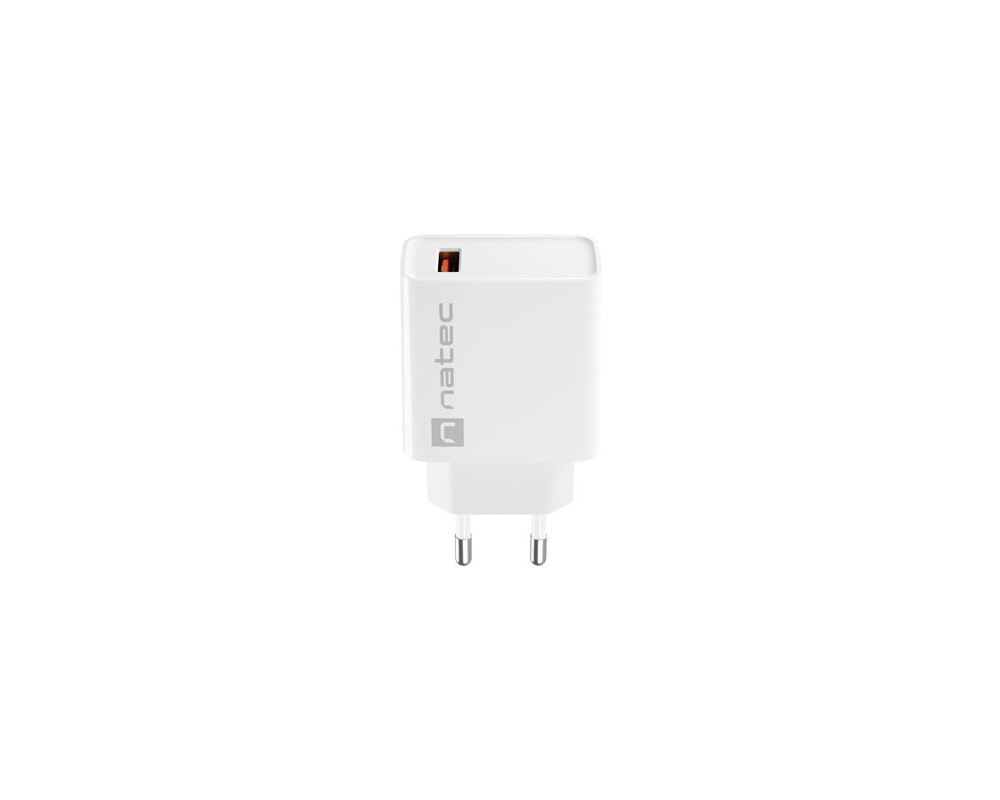 Зарядно Natec USB Charger Ribera 1X USB-A 18W 6
