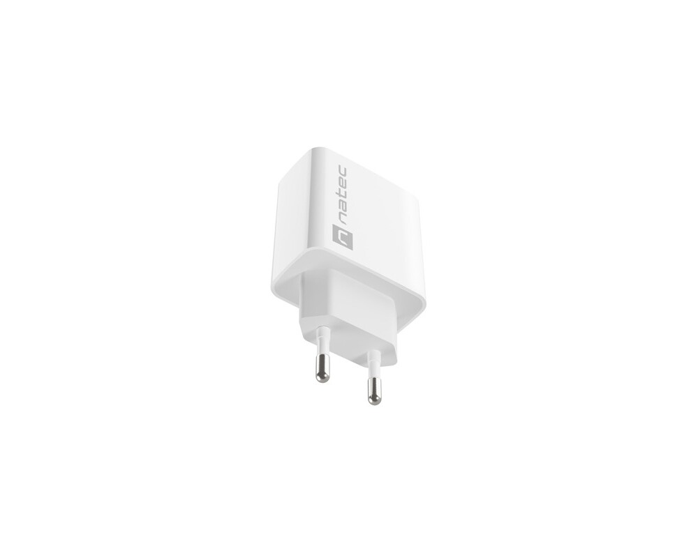 Зарядно Natec USB Charger Ribera 1X USB-A 18W 4