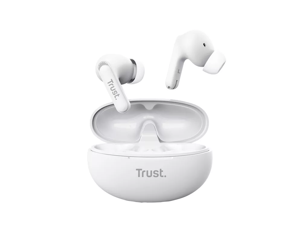 Слушалки TRUST Yavi Bluetooth ENC Earbuds White 8