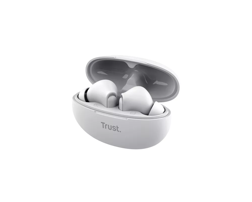 Слушалки TRUST Yavi Bluetooth ENC Earbuds White 3
