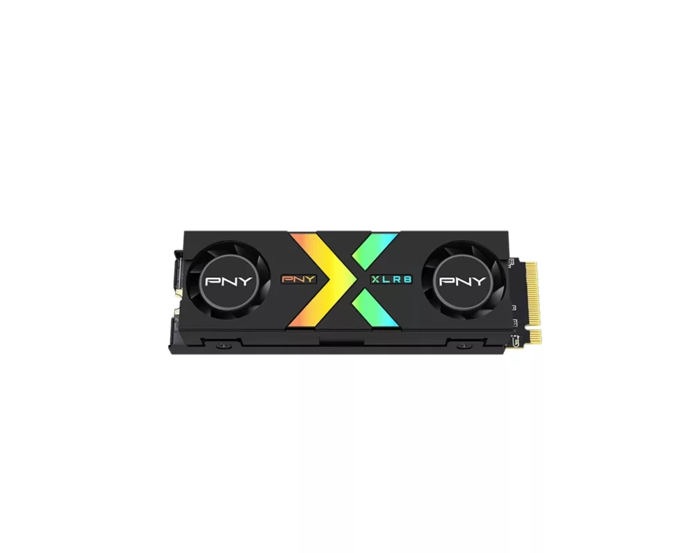 SSD PNY SSD CS3150 M.2 GEN5 1TB Black Heatsink RGB 2