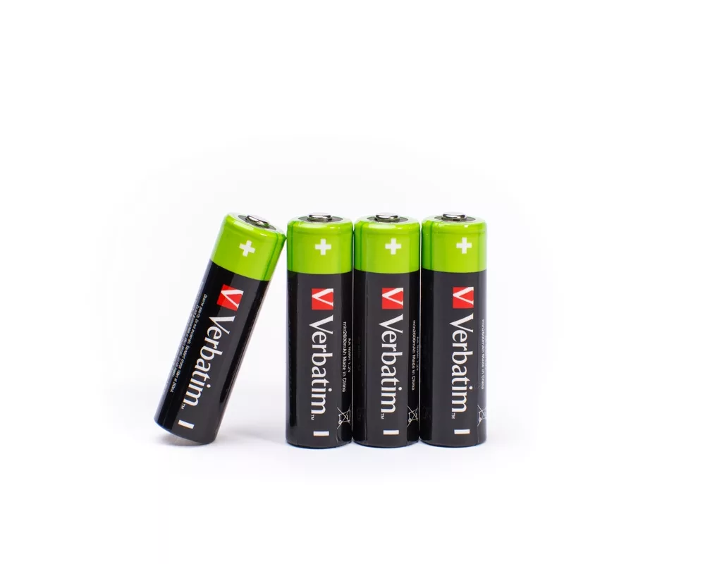 Батерия Verbatim RECHARGEABLE BATTERY AA 4 PACK / HR6 2