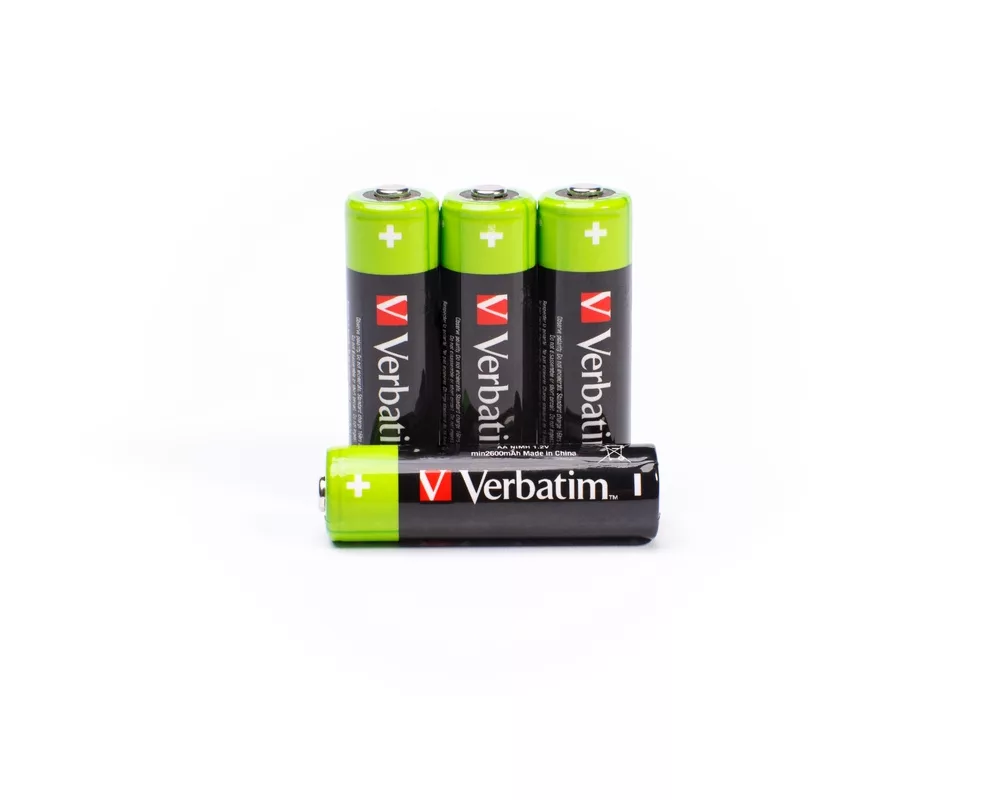 Батерия Verbatim RECHARGEABLE BATTERY AA 4 PACK / HR6 3