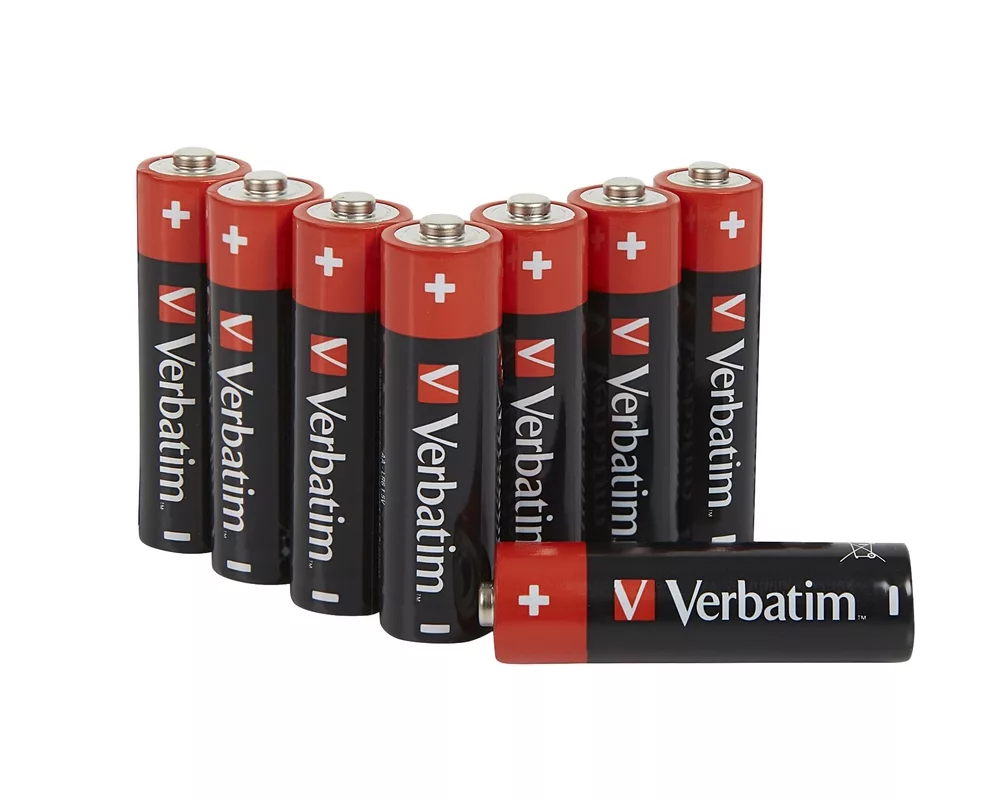 Батерия Verbatim ALKALINE BATTERY AA 8 PACK (HANGCARD) 2