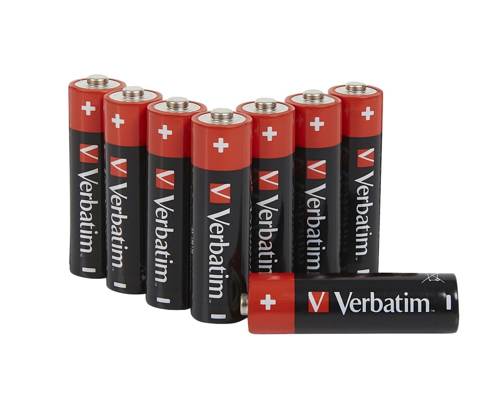 Батерия Verbatim ALKALINE BATTERY AA 8 PACK (HANGCARD) 2