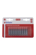  Verbatim ALKALINE BATTERY AAA 20 PACK (HANGCARD) 708678 49876 на топ цена - PIC.bg