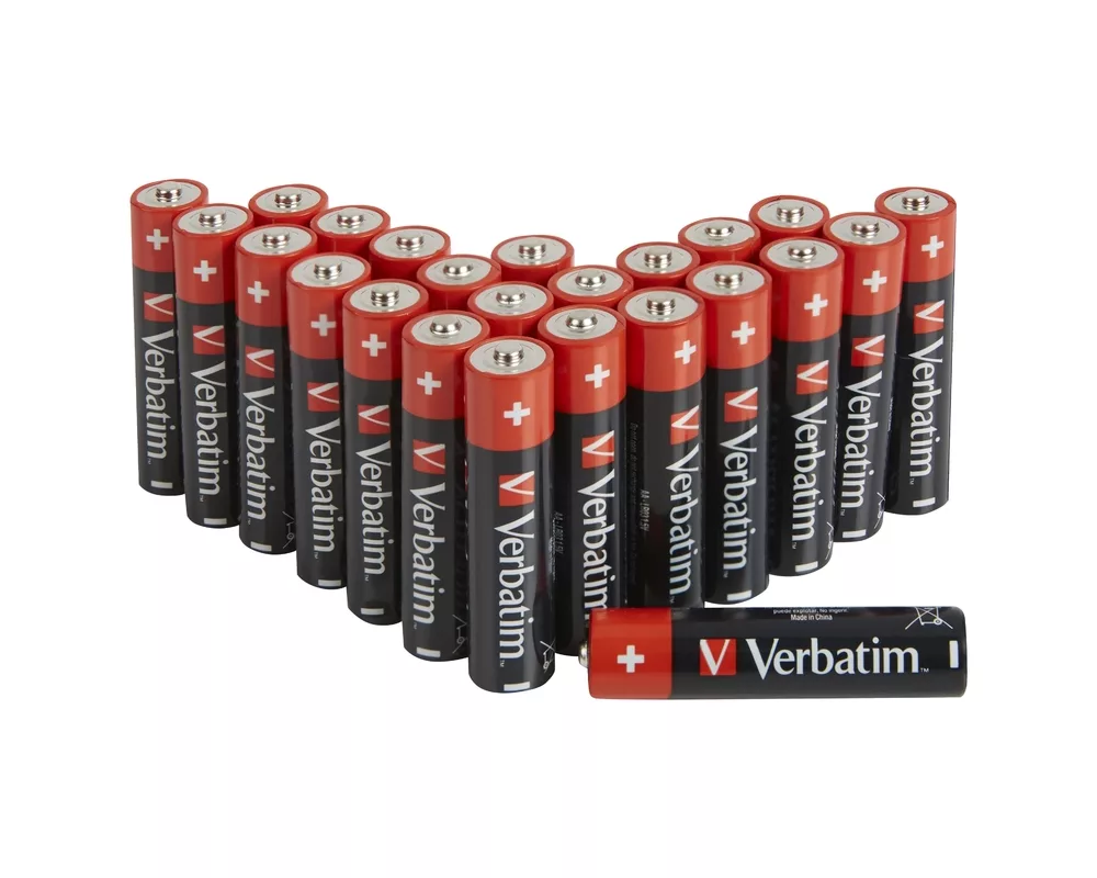 Батерия Verbatim ALKALINE BATTERY AA 24 PACK (BOX) 3