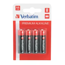  Verbatim ALKALINE BATTERY AA 4 PACK (HANGCARD) 708682 49921 на топ цена - PIC.bg
