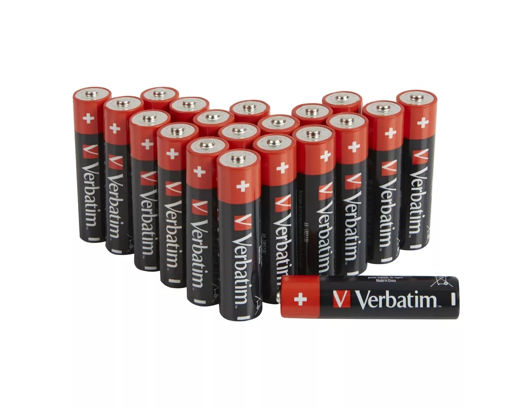 Батерия Verbatim ALKALINE BATTERY AA 20 PACK (HANGCARD) 2