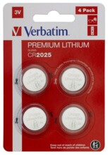  Verbatim LITHIUM BATTERY CR2025 3V 4 PACK 708687 49532 на топ цена - PIC.bg