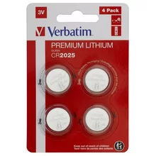  Verbatim LITHIUM BATTERY CR2025 3V 4 PACK 708687 49532 на топ цена - PIC.bg