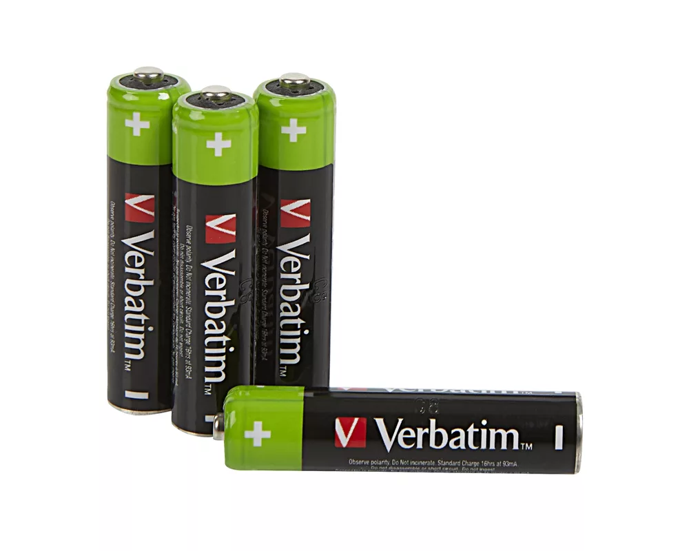 Батерия Verbatim RECHARGEABLE BATTERY AAA 4 PACK / HR03 3