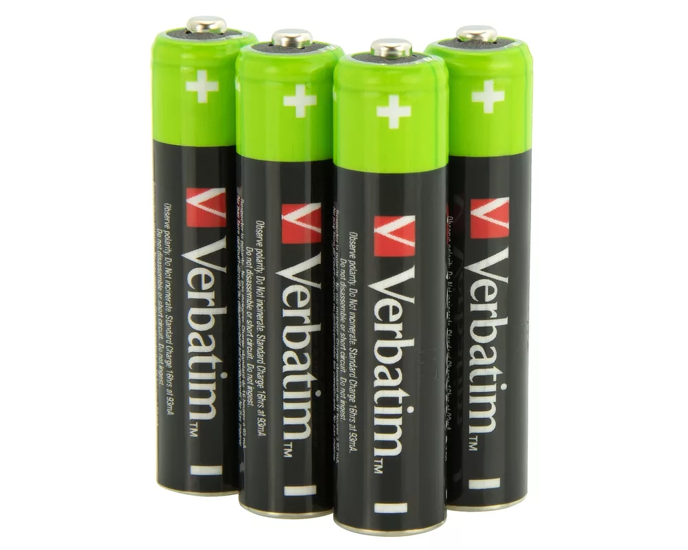 Батерия Verbatim RECHARGEABLE BATTERY AAA 4 PACK / HR03 2