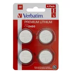 <span>Батерия</span> Verbatim LITHIUM BATTERY CR2450 3V 4 PACK <span class='catalog-num-in-name'>49535</span> - 