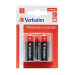 <span>Батерия</span> Verbatim ALKALINE BATTERY C 2 PACK (HANGCARD) <span class='catalog-num-in-name'>49922</span> - 