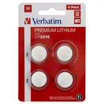 <span>Батерия</span> Verbatim LITHIUM BATTERY CR2016 3V 4 PACK <span class='catalog-num-in-name'>49531</span> - 