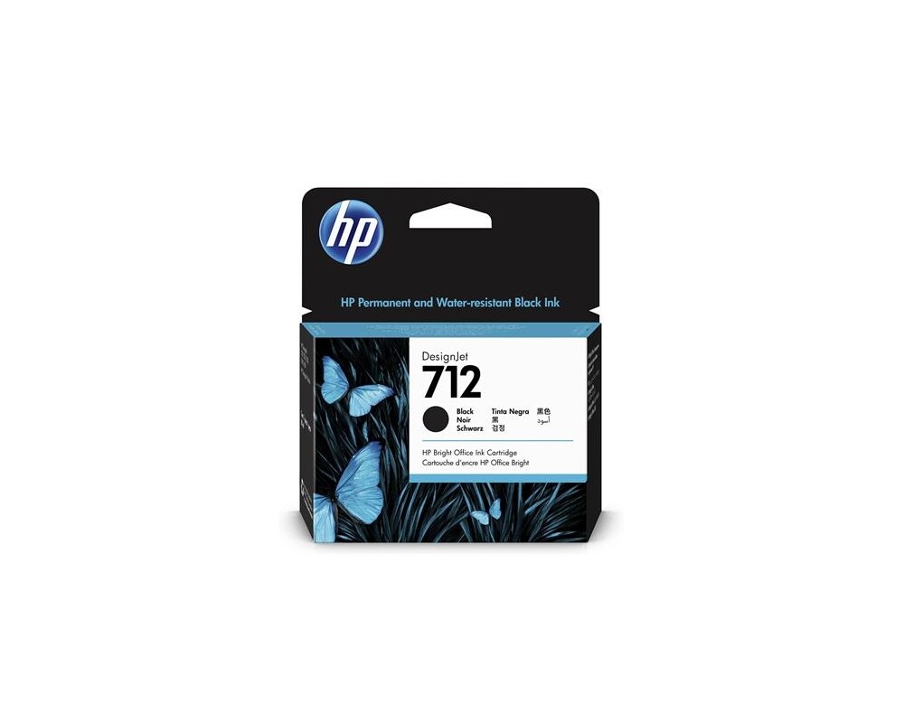 Мастило HP 712 38-ml Black DesignJet Ink Cartridge 2