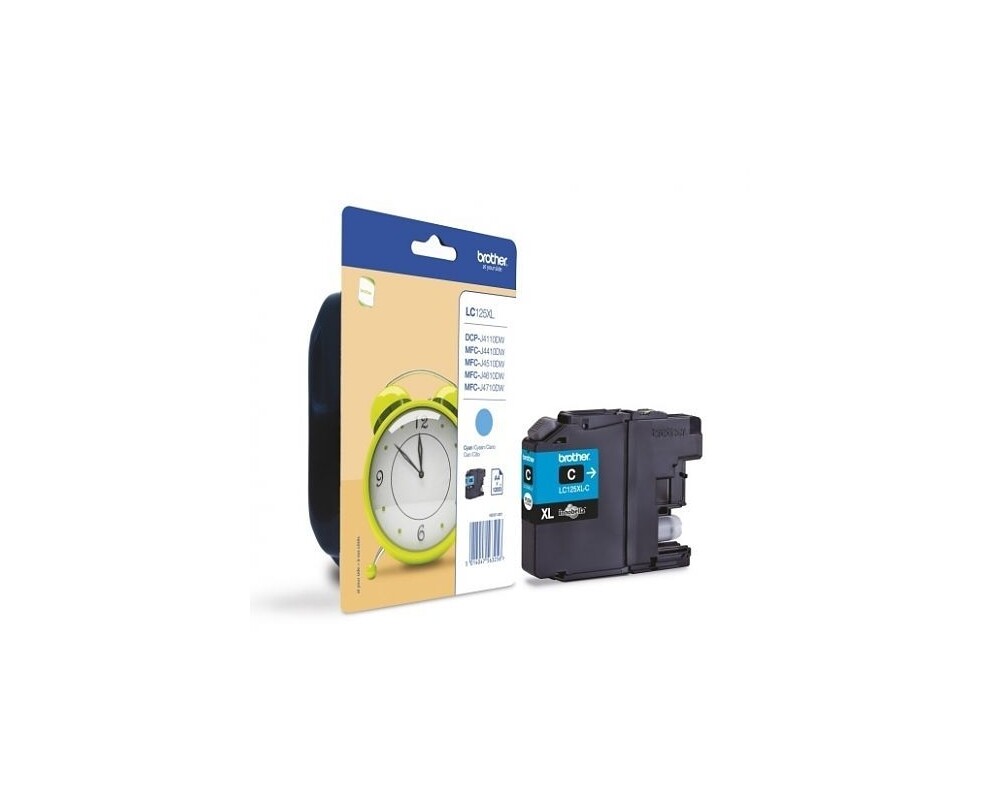 Мастило BROTHER LC125XLC Ink cyan de capacitate mare - 1.200 pagini 5