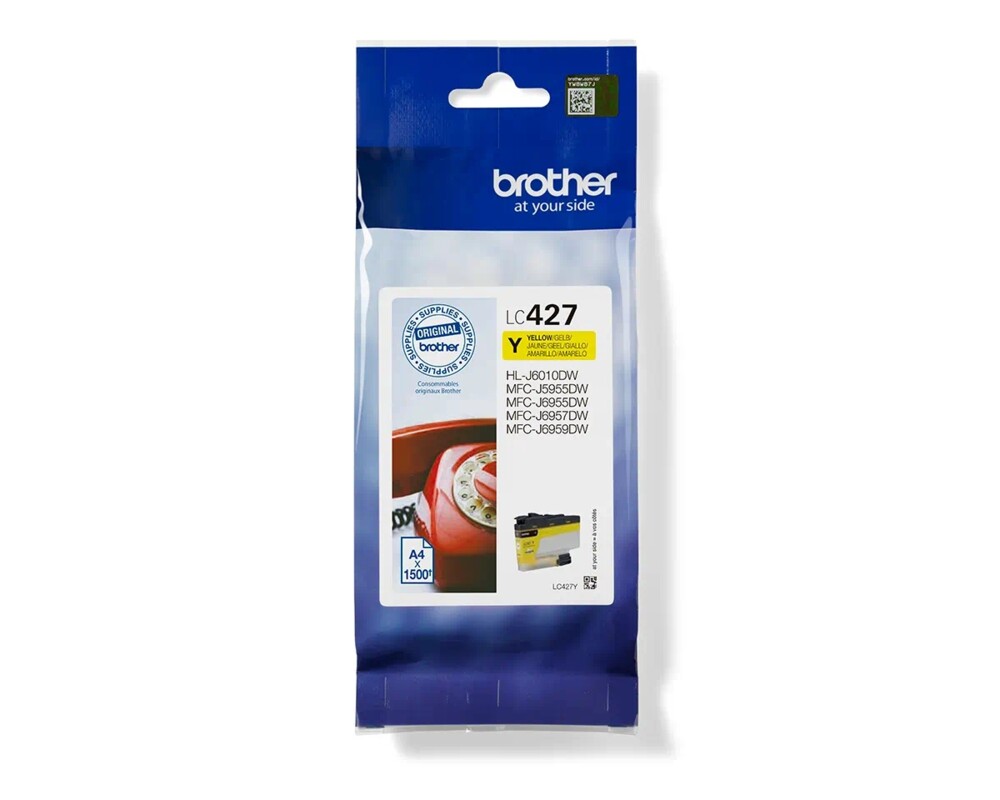 Мастило Brother LC-427Y Yellow Ink Cartridge 3
