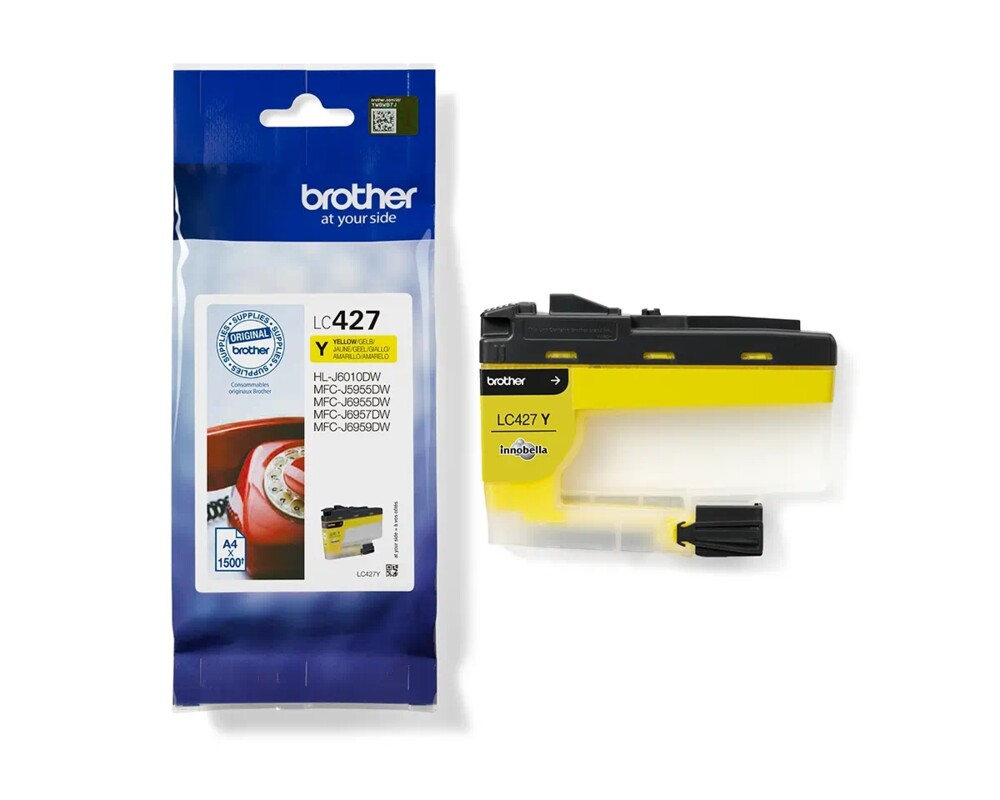 Мастило Brother LC-427Y Yellow Ink Cartridge 5