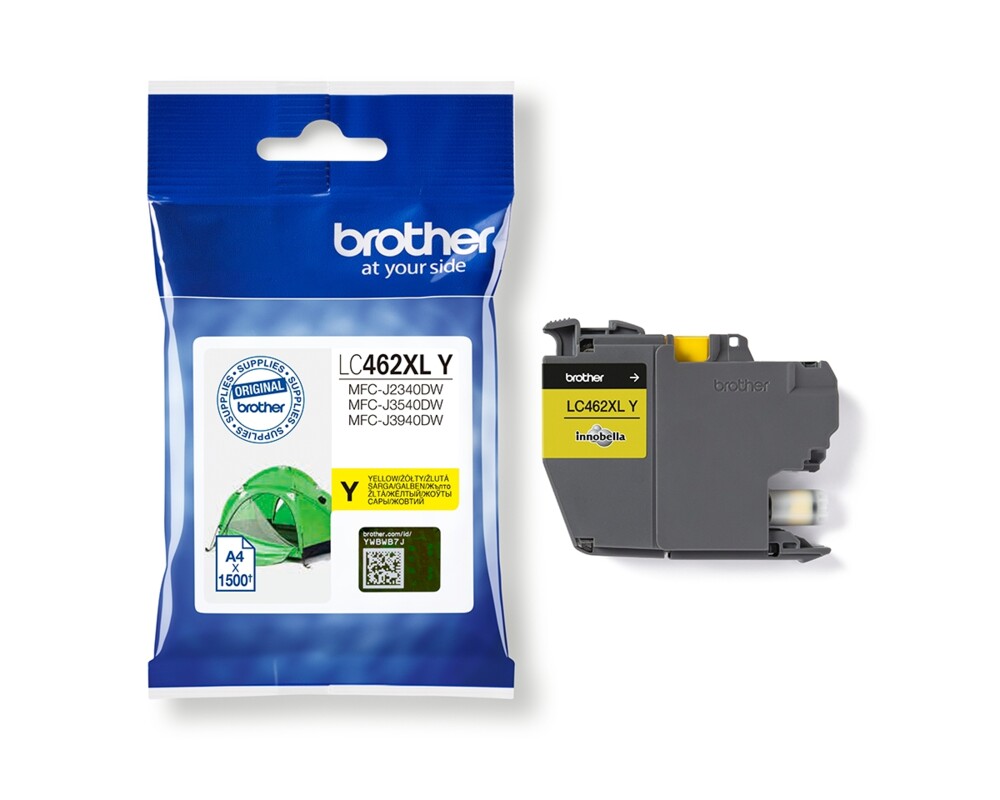 Мастило Brother LC462XLY Yellow Ink Cartridge for MFC-J2340DW/J3540DW/J3940DW 4