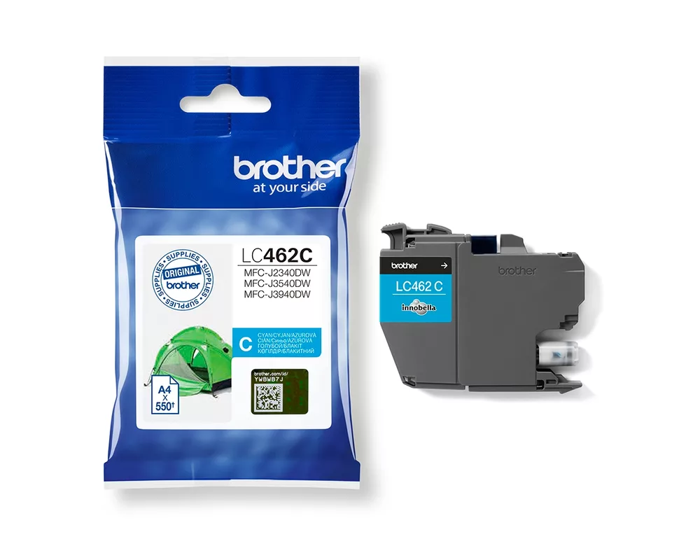 Мастило Brother LC462C Cyan Ink Cartridge for MFC-J2340DW/J3540DW/J3940DW 3