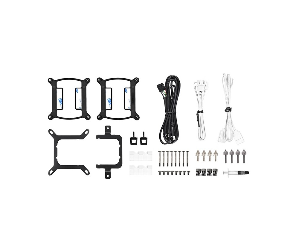 Охладител за процесор Thermaltake TH280 V2 Ultra ARGB Sync CPU Liquid Cooler Snow Edition 6