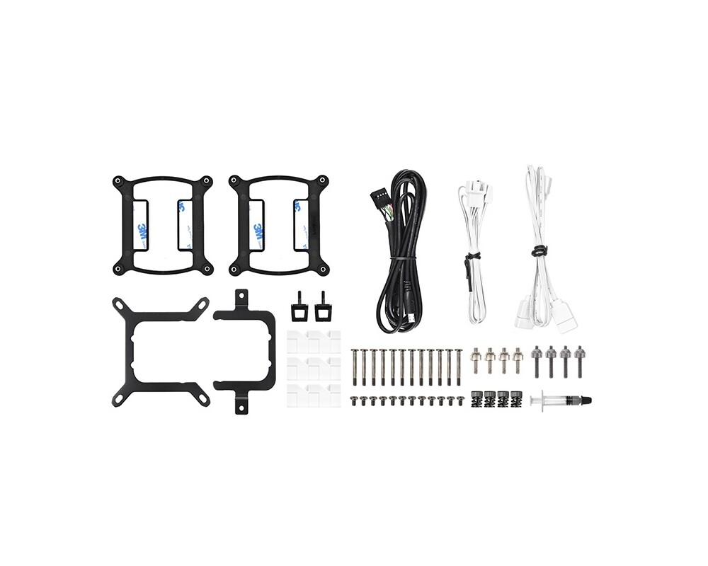 Охладител за процесор Thermaltake TH420 V2 Ultra ARGB Sync CPU Liquid Cooler Snow Edition 6