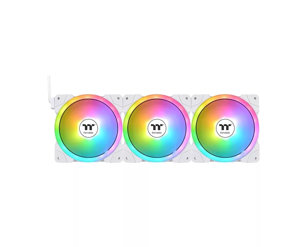 Вентилатор Thermaltake SWAFAN EX12 ARGB PC Cooling Fan TT Premium Edition 3 Fan Pack White 4