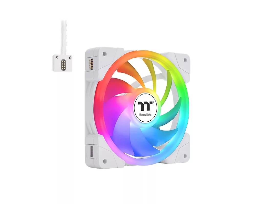 Вентилатор Thermaltake SWAFAN EX12 ARGB PC Cooling Fan TT Premium Edition 3 Fan Pack White 2