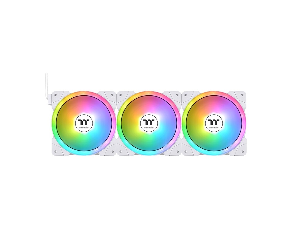 Вентилатор Thermaltake SWAFAN EX14 ARGB PC Cooling Fan TT Premium Edition 3 Fan Pack White 4