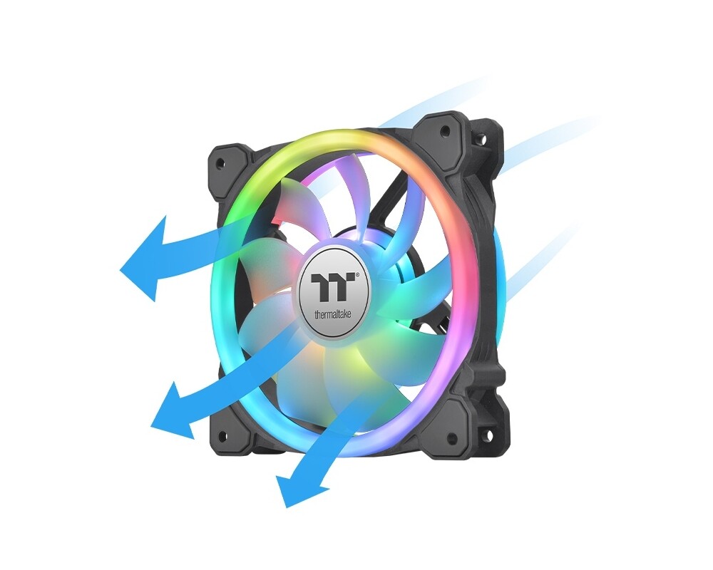 Вентилатор Thermaltake SWAFAN 12 RGB Radiator Fan TT Premium Edition 3 Pack 2