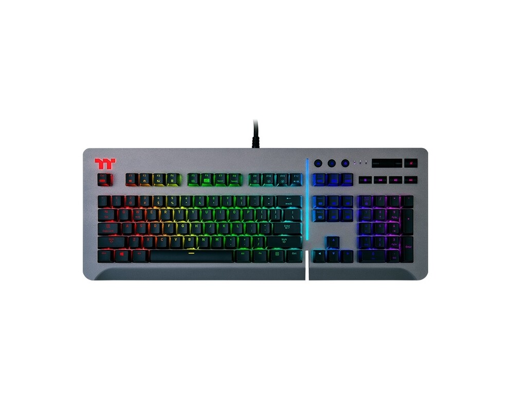 Клавиатура Thermaltake Level 20 RGB Silver Switch Gray 2
