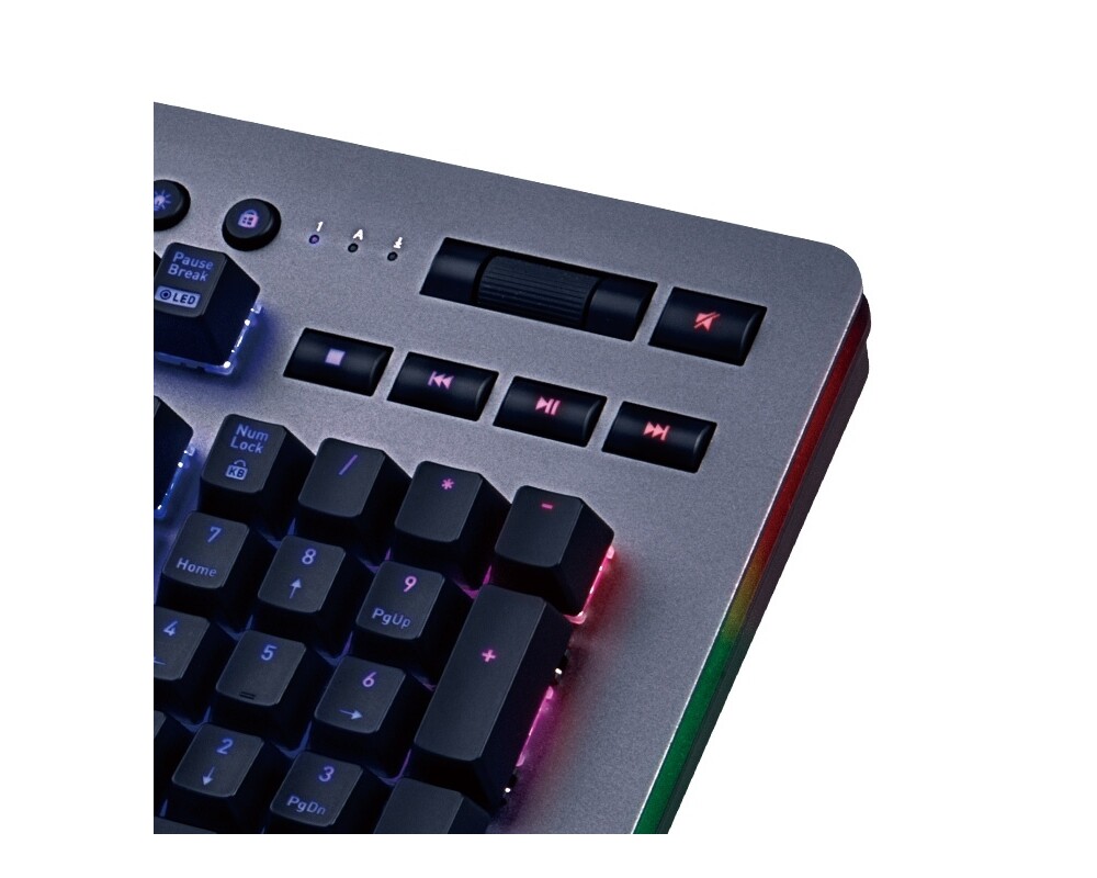 Клавиатура Thermaltake Level 20 RGB Silver Switch Gray 4