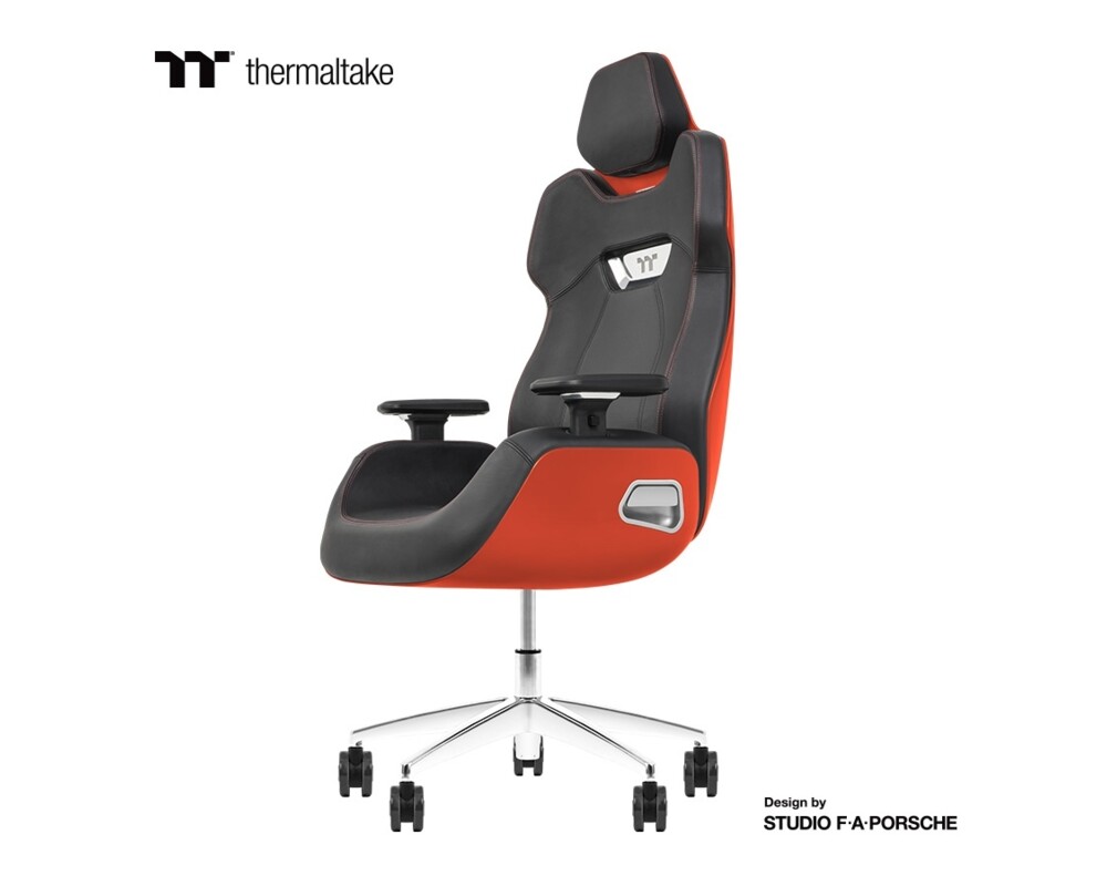 Геймърски стол Thermaltake Argent E700 Flaming Orange - Design by Studio F. A. Porsche 2