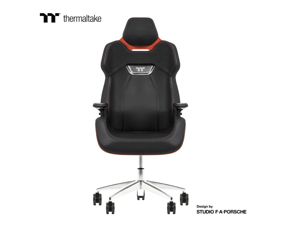Геймърски стол Thermaltake Argent E700 Flaming Orange - Design by Studio F. A. Porsche 3