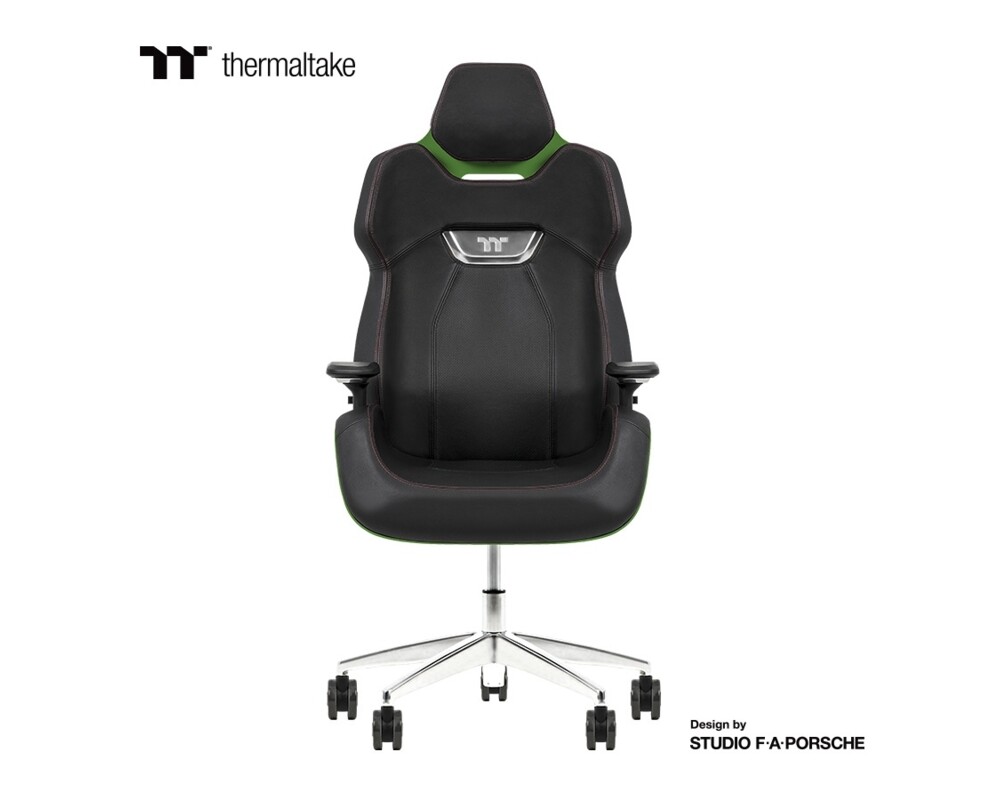 Геймърски стол Thermaltake Argent E700 Racing Green - Design by Studio F. A. Porsche 3