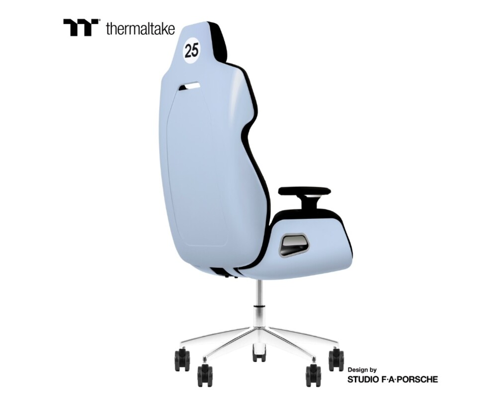 Геймърски стол Thermaltake Argent E700 Hydrangea Blue - Design by Studio F. A. Porsche (25th Anniversary Edition) 5