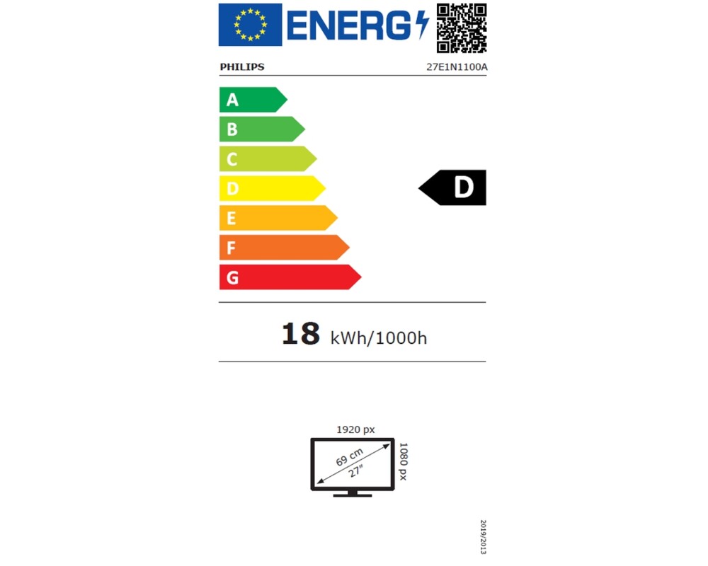 Монитор 27" Philips 27E1N1100A 25