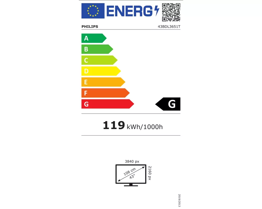 Интерактивен дисплей Philips 43BDL3651T/00 5